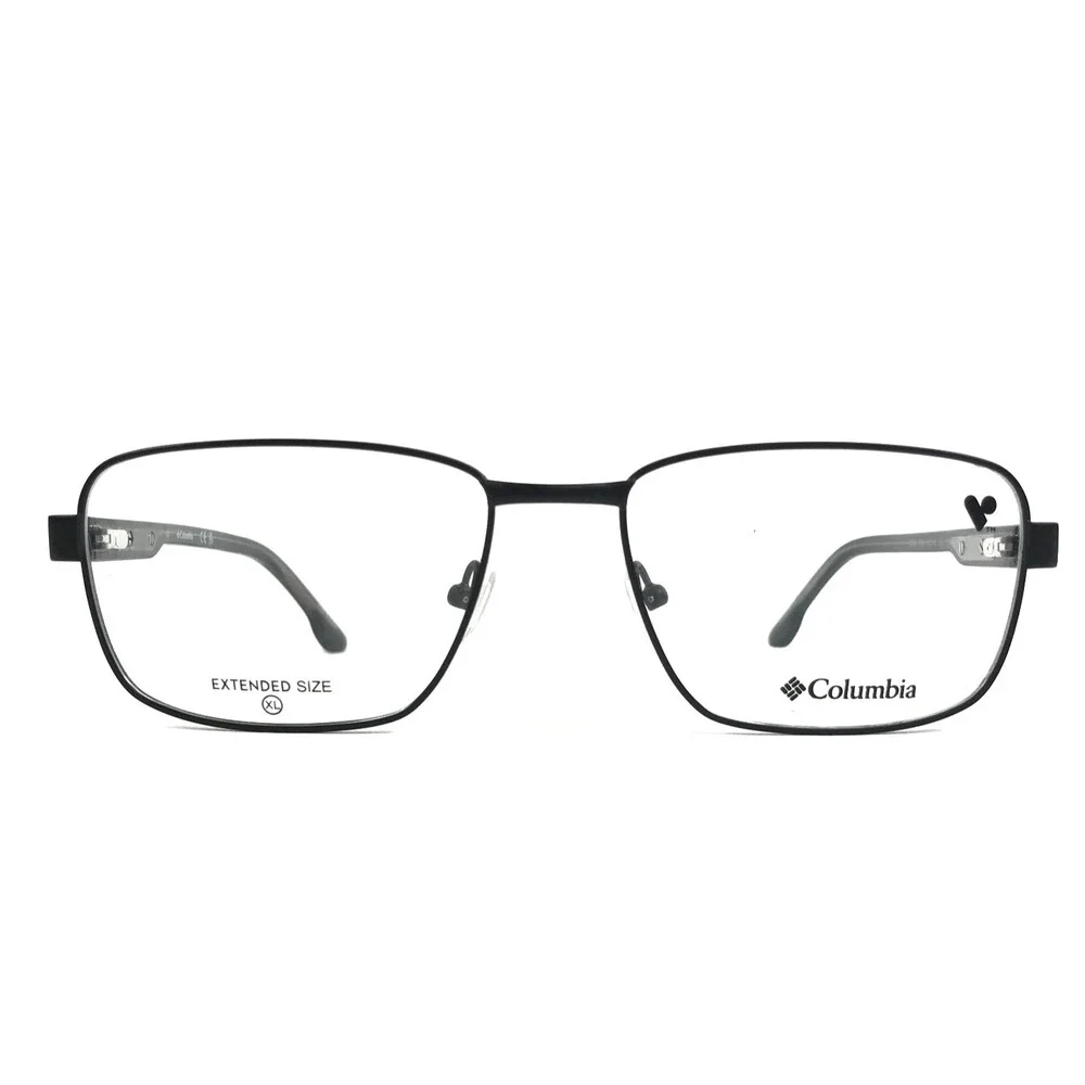 Columbia Eyeglasses Frames C3048 002 Matte Black Rectangle Wire Rim 58-18-150